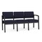 Lesro Navy/Midnight Seat, 3 Seat Sofa, 64.5 W 24.5 L 32 H, Open House Solid Color Fabric Seat LS3101 - alternate 1